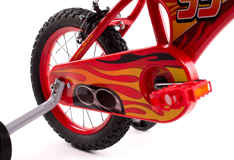 Load image into Gallery viewer, Disney autos disney cars kinderfiets - jongens - 14 inch - rood - twee handremmen
