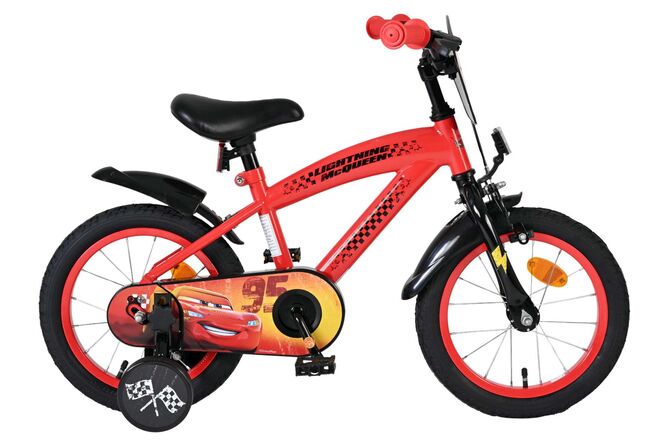 Load image into Gallery viewer, Disney autos disney cars kinderfiets - jongens - 14 inch - rood
