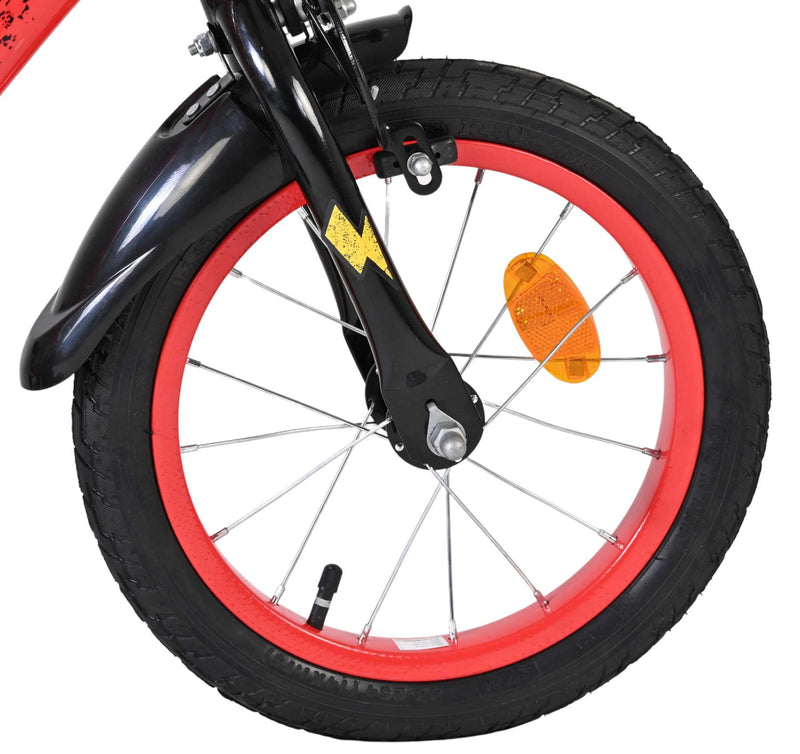 Load image into Gallery viewer, Disney autos disney cars kinderfiets - jongens - 14 inch - rood - twee handremmen
