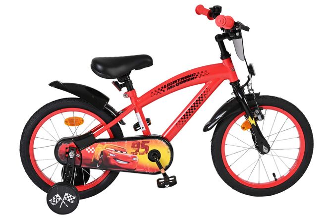 Load image into Gallery viewer, Disney autos disney cars kinderfiets - jongens - 16 inch - rood
