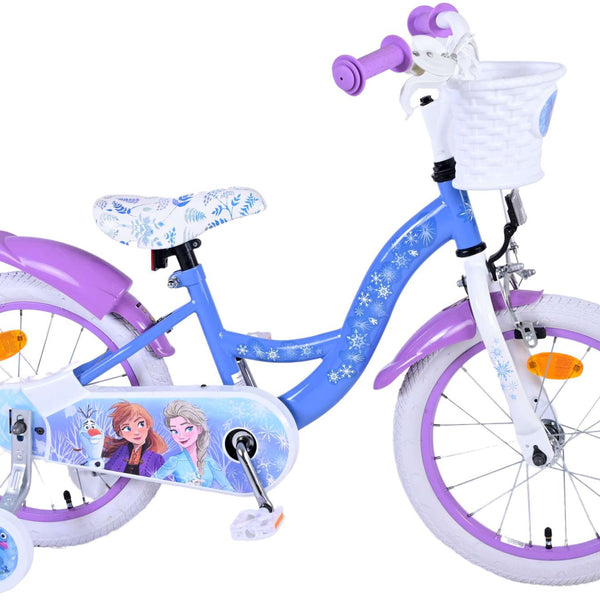 Disney Frozen 2 Kinderfiets - Meisjes - 16 inch - Blauw Paars