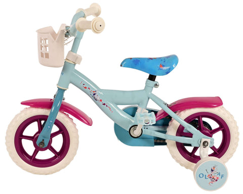 Disney Frozen 2 Kinderfiets - Meisjes - 10 inch - Blauw Paars - Doortrapper