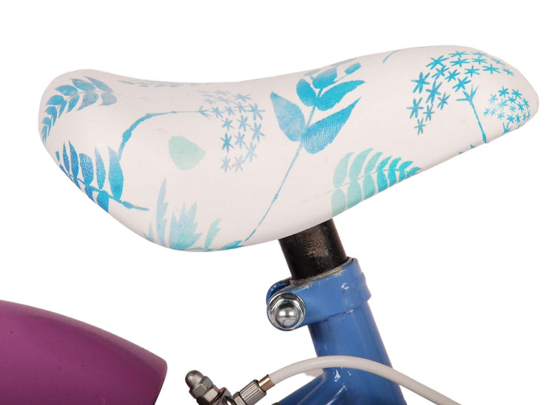 Load image into Gallery viewer, Disney Frozen 2 Kinderfiets - Meisjes - 12 inch - Blauw Paars - Twee handremmen

