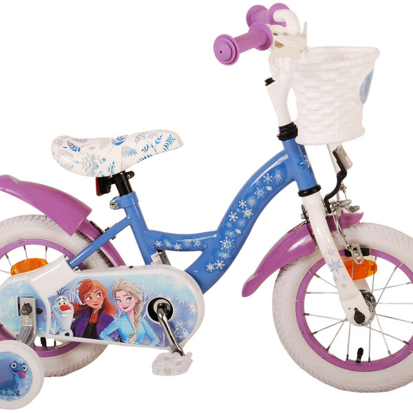 Disney Frozen 2 Kinderfiets - Meisjes - 12 inch - Blauw Paars