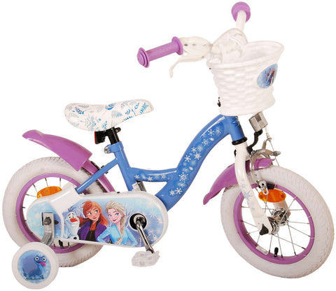 Disney Frozen 2 Kinderfiets - Meisjes - 12 inch - Blauw Paars