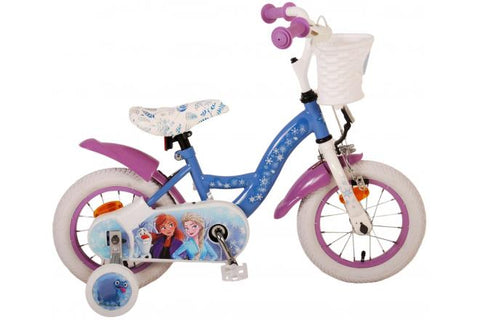 Disney Frozen 2 Kinderfiets - Meisjes - 12 inch - Blauw Paars