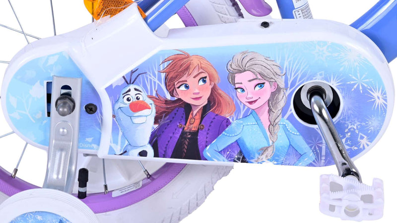 Load image into Gallery viewer, Disney Frozen 2 Kinderfiets - Meisjes - 14 inch - Blauw Paars

