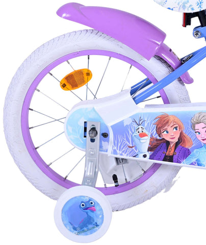 Disney Frozen 2 Kinderfiets - Meisjes - 16 inch - Blauw Paars