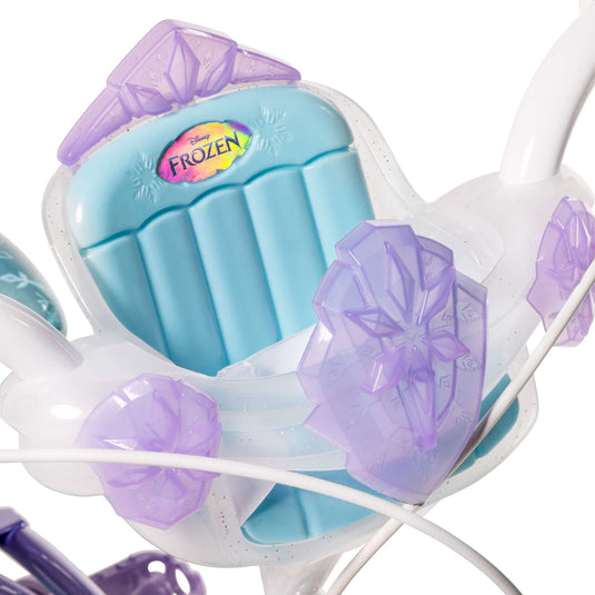 Huffy disney frozen 2 kinderfiets - meisjes - 12 inch - blauw paars - twee handremmen