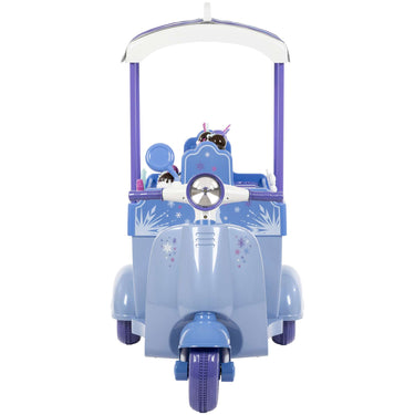 Volare disney frozen ijskar – elektrische ijscokar met licht geluid – inclusief accessoires – 7.2v