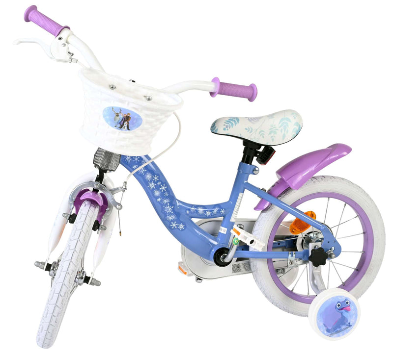 Load image into Gallery viewer, Disney die eiskönigin disney frozen 2 kinderfiets - meisjes - 14 inch - blauw paars
