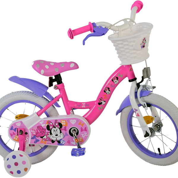 Disney Minnie Cutest Ever! Kinderfiets - Meisjes - 14 inch - Roze