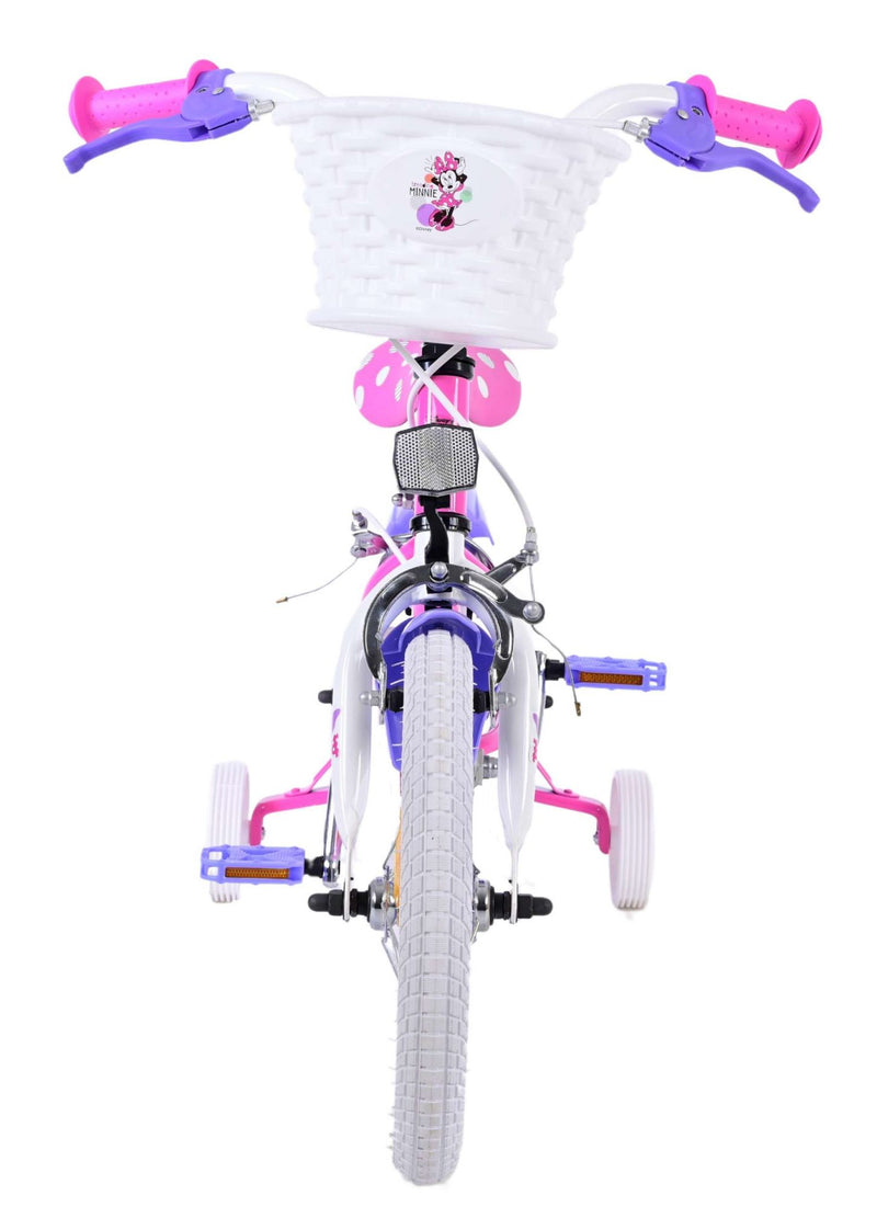 Load image into Gallery viewer, Disney Minnie Kinderfiets Meisjes 14 inch Roze Twee handremmen
