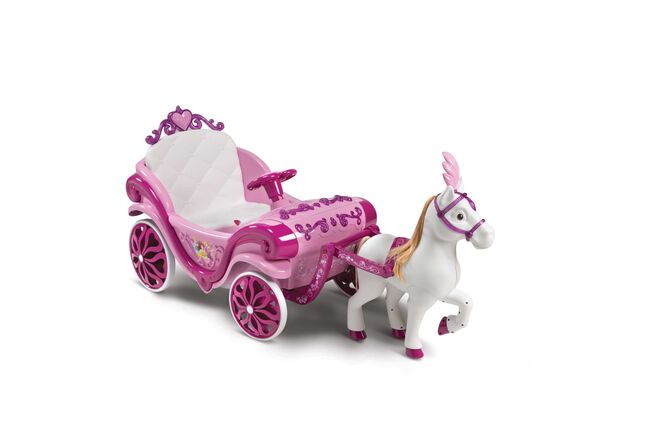 Load image into Gallery viewer, Disney prinzessin disney princess paard met koets - elektrische ride-on
