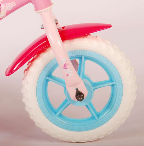 Disney Princess Kinderfiets - Meisjes - 10 inch - Roze - Doortrapper