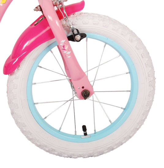 Disney prinzessin disney princess kinderfiets - meisjes - 14 inch - roze