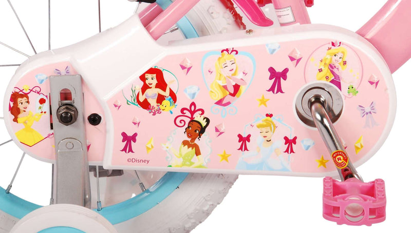 Load image into Gallery viewer, Disney Princess Kinderfiets - Meisjes - 14 inch - Roze - Twee handremmen

