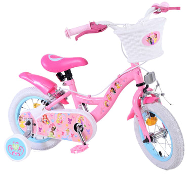 Volare magic royals kinderfiets - meisjes - 12 inch - roze - twee handremmen