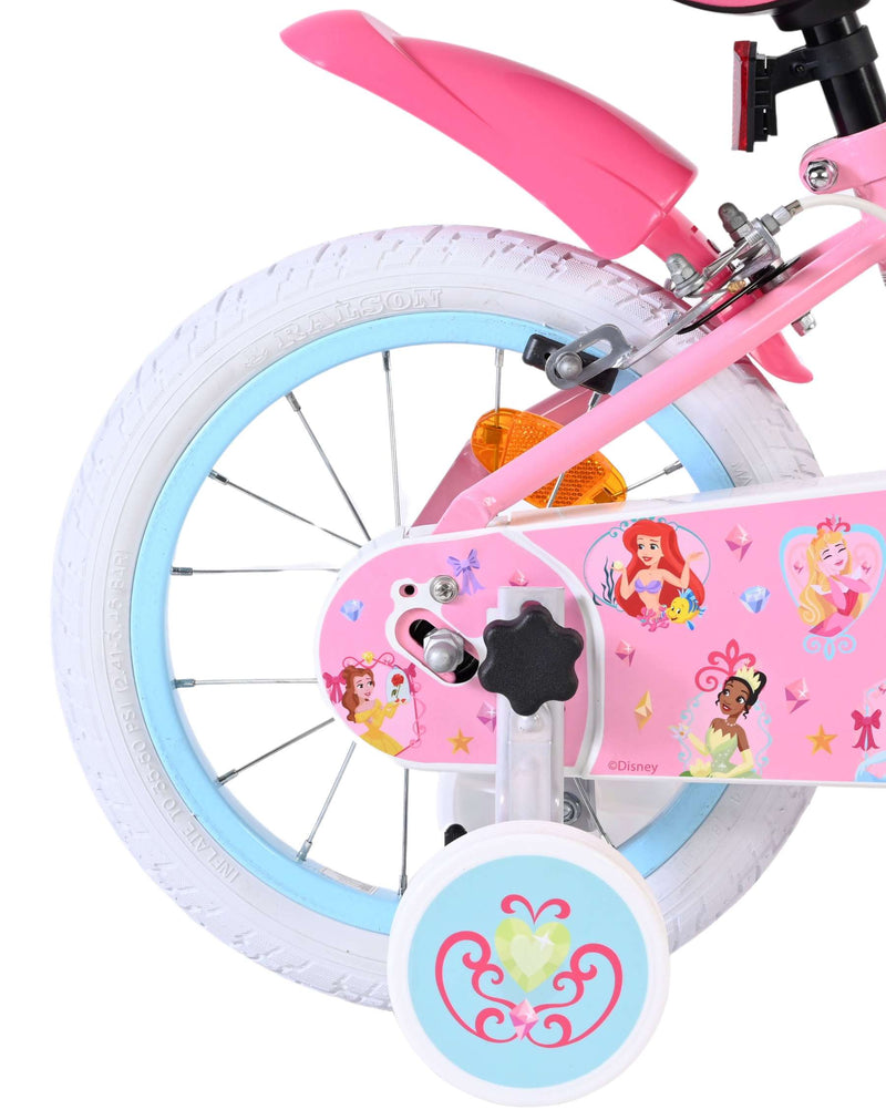 Afbeelding laden in galerijviewer, Volare magic royals kinderfiets - meisjes - 14 inch - roze - twee handremmen
