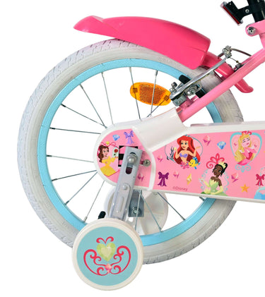 Volare magic royals kinderfiets - meisjes - 16 inch - roze - twee handremmen