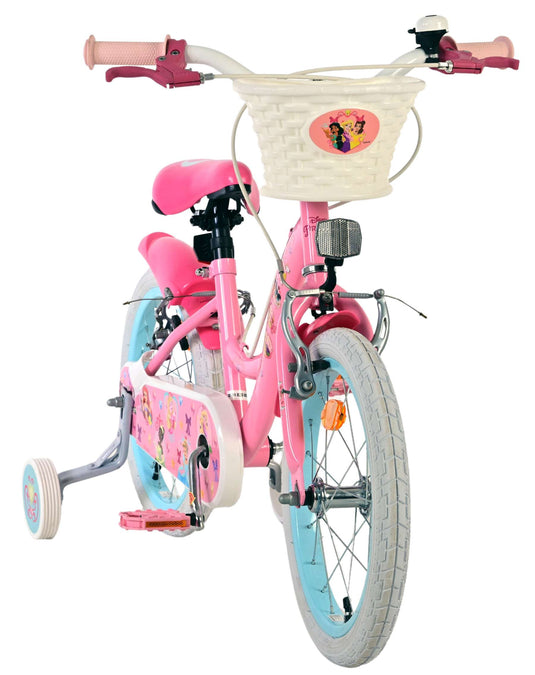Volare magic royals kinderfiets - meisjes - 16 inch - roze - twee handremmen