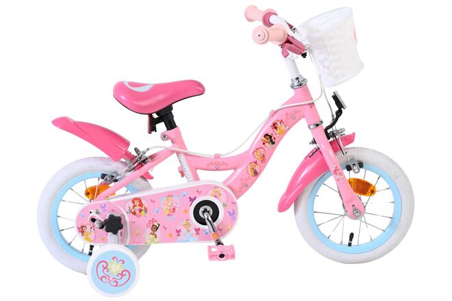Load image into Gallery viewer, Disney prinzessin disney princess kinderfiets - meisjes - 12 inch - roze - twee handremmen
