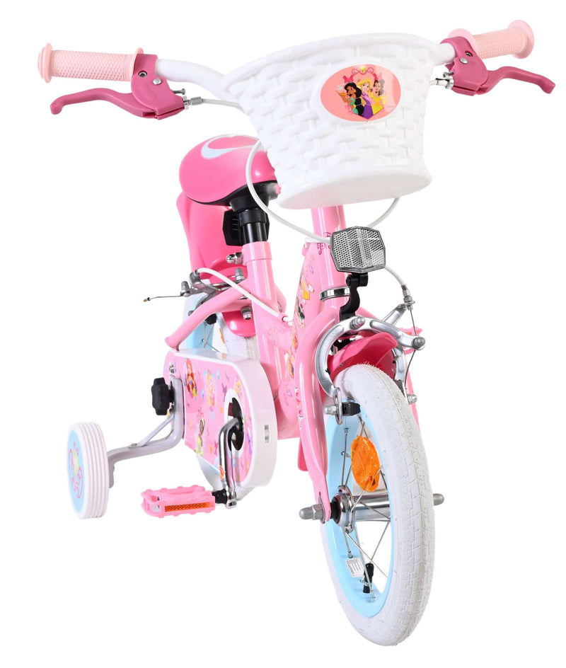 Load image into Gallery viewer, Disney prinzessin disney princess kinderfiets - meisjes - 12 inch - roze - twee handremmen
