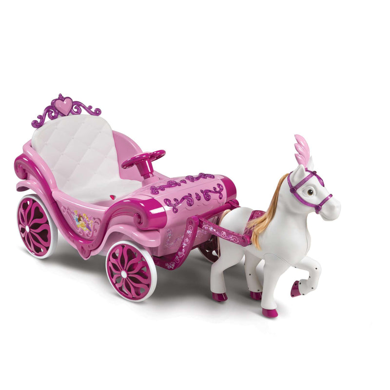 Load image into Gallery viewer, Disney prinzessin disney princess paard met koets - elektrische ride-on
