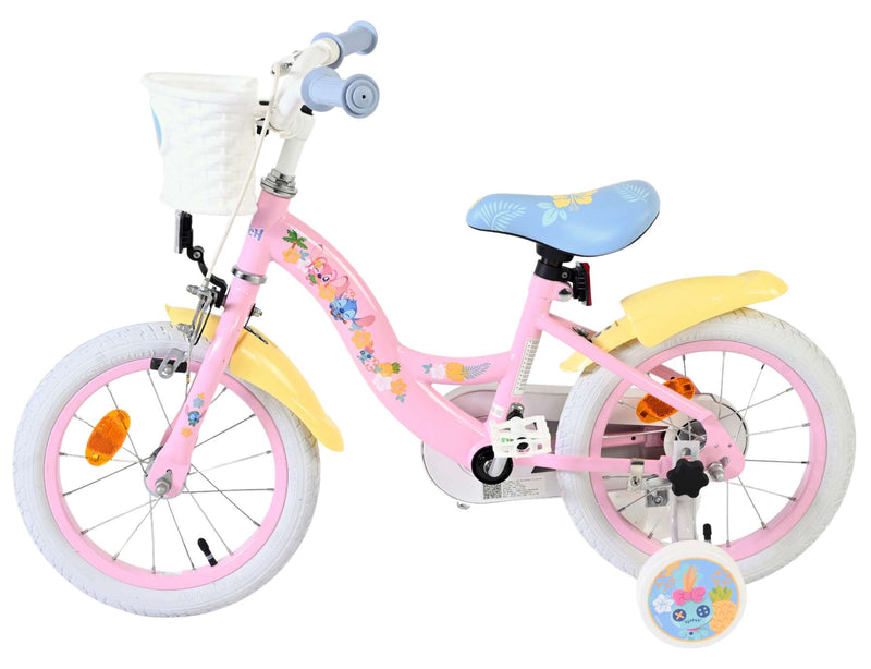 Load image into Gallery viewer, Stich disney stitch kinderfiets - meisjes - 14 inch - roze
