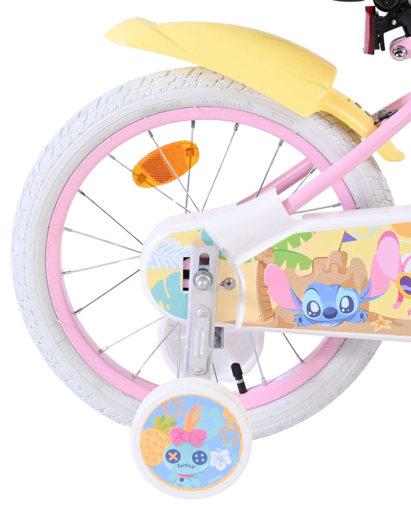 Load image into Gallery viewer, Stich disney stitch 16 inch fiets roze 20608
