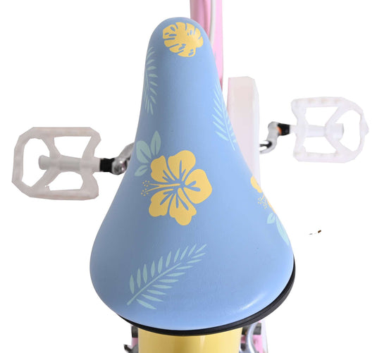 Stich disney stitch kinderfiets - meisjes - 16 inch - roze - twee handremmen