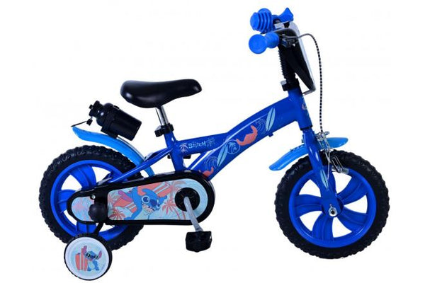 Disney Stitch Kinderfiets - Jongens - 12 inch - Blauw