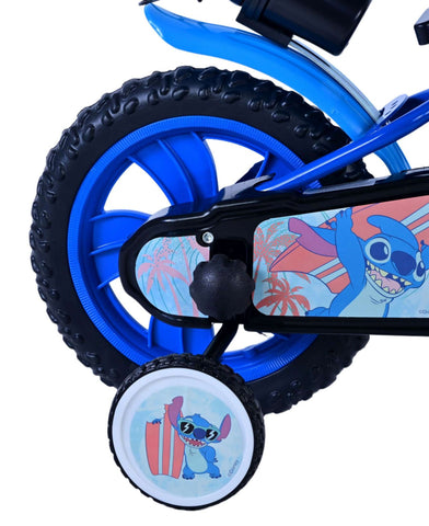 Disney Stitch Kinderfiets - Jongens - 12 inch - Blauw