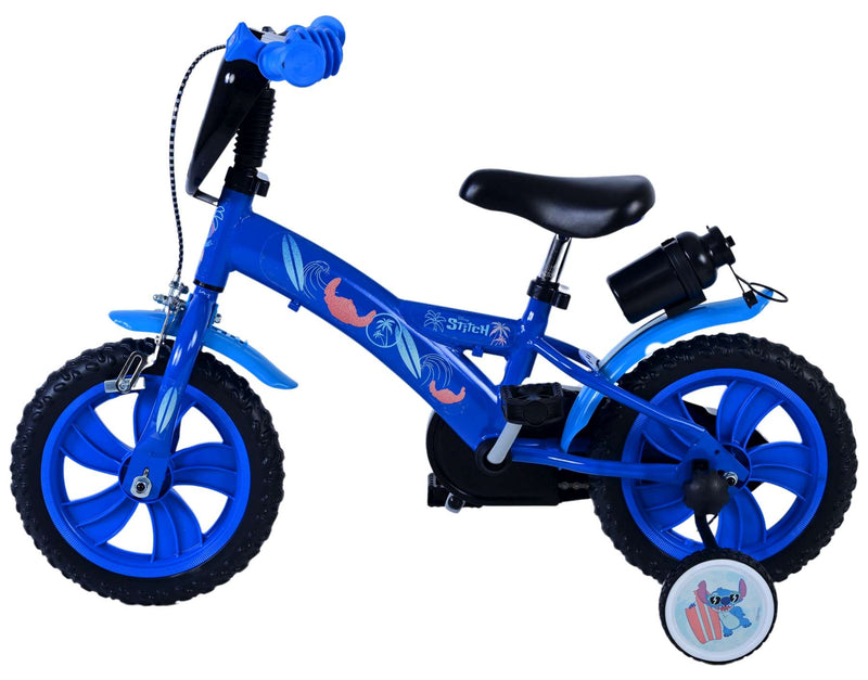 Load image into Gallery viewer, Stitch Stitch Kinderfiets Jongens 12 inch Blauw
