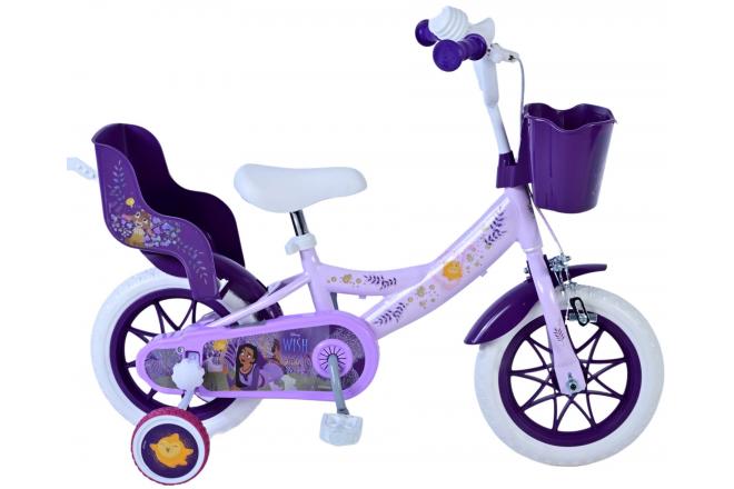 Load image into Gallery viewer, Wish Wish Wish Kinderfiets Meisjes 12 inch Paars
