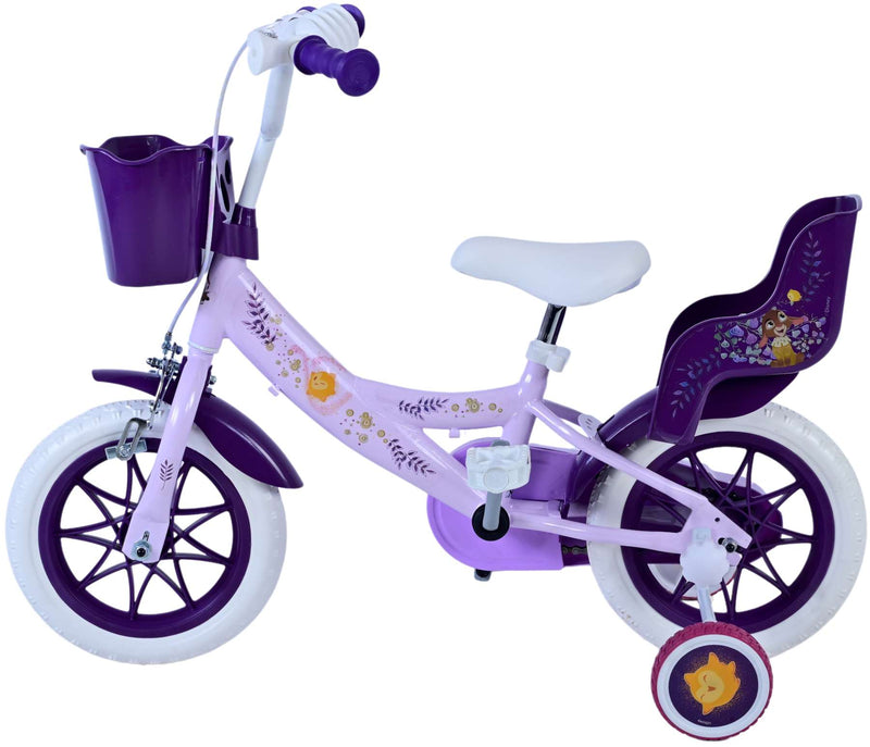 Load image into Gallery viewer, Wish Wish Wish Kinderfiets Meisjes 12 inch Paars
