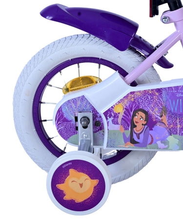Volare disney wish kinderfiets - meisjes - 12 inch - paars