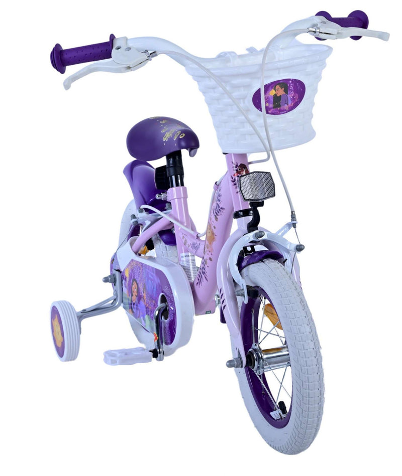 Load image into Gallery viewer, Wunsch disney wish kinderfiets - meisjes - 12 inch - paars - twee handremmen
