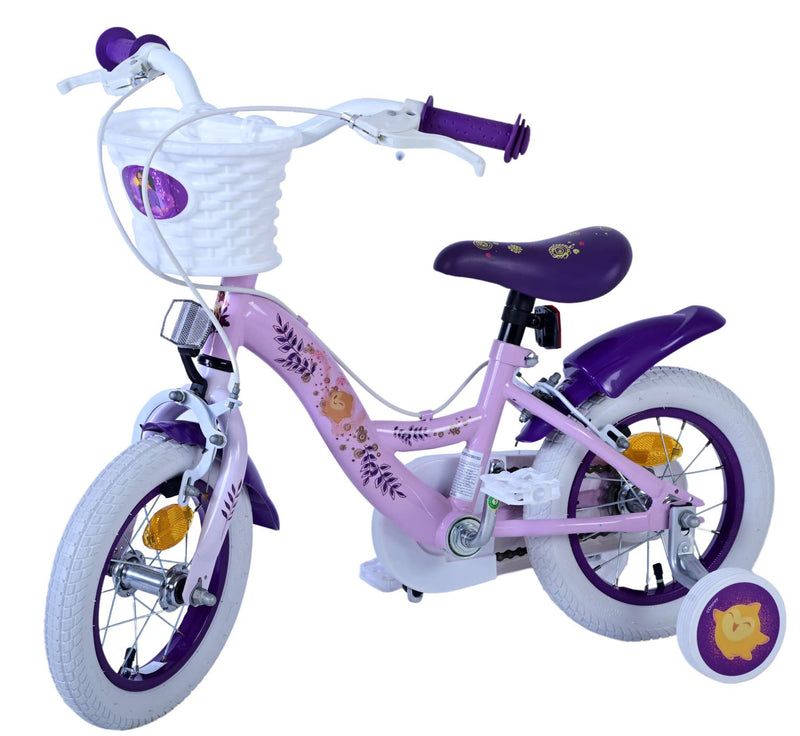Load image into Gallery viewer, Wunsch disney wish kinderfiets - meisjes - 12 inch - paars - twee handremmen
