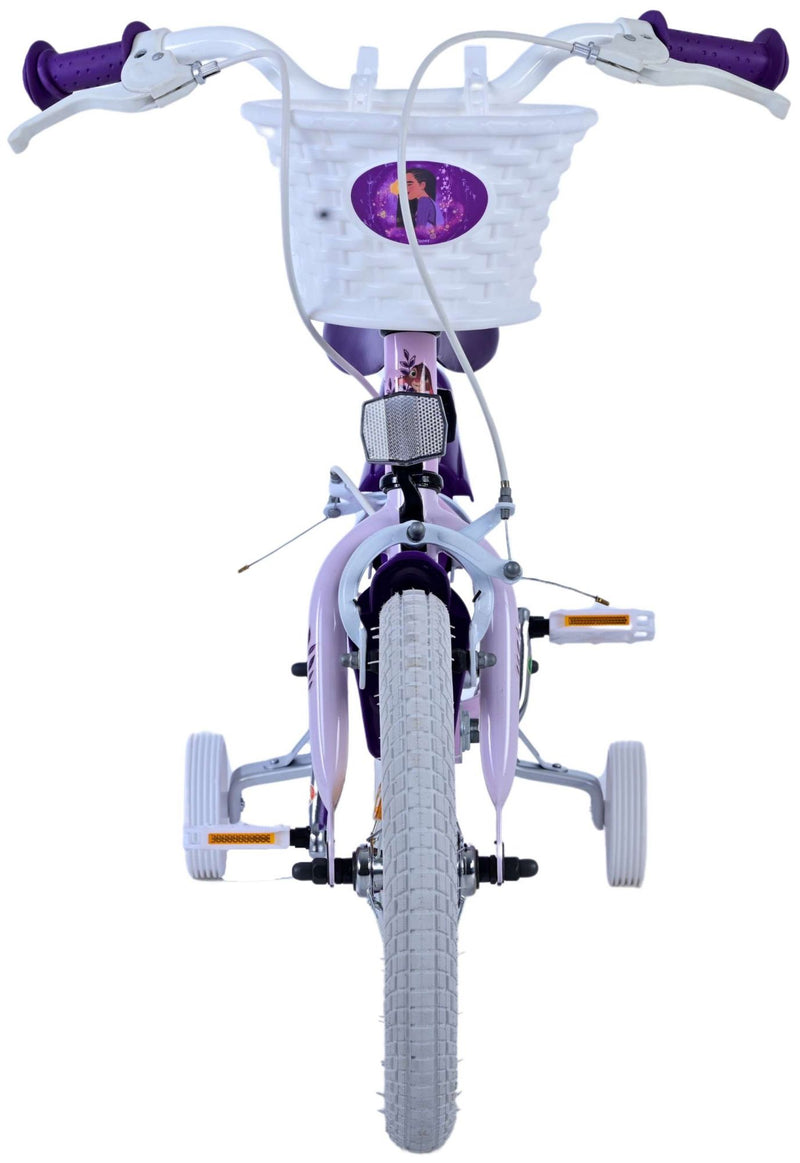 Load image into Gallery viewer, Wish disney kinderfiets - meisjes - 14 inch - paars - twee handremmen
