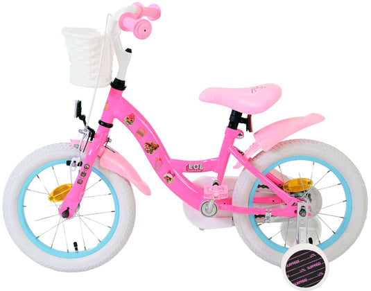 Volare dolls kinderfiets - meisjes - 14 inch - roze
