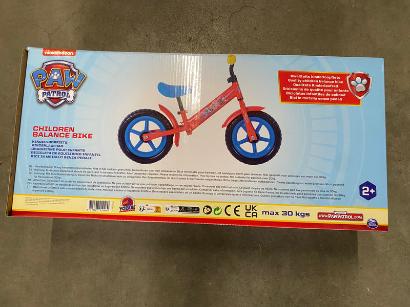 Load image into Gallery viewer, Paw patrol loopfiets metaal
