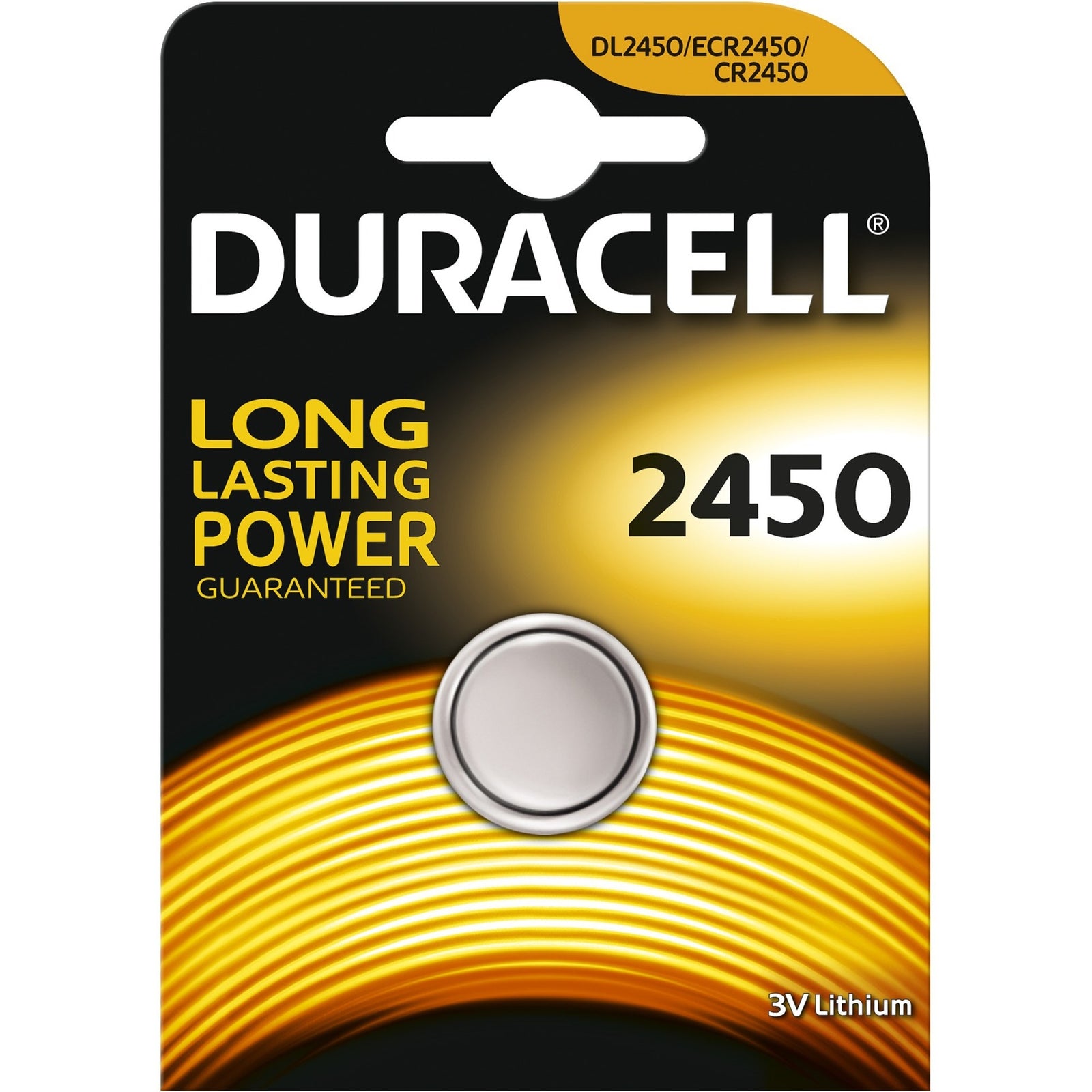 Duracell Button Cell Cr2450 | Lithium | 3V | 540mAh