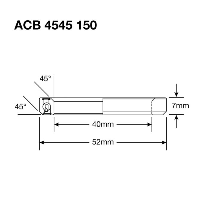 Load image into Gallery viewer, Enduro bearings acb 4545 150 ss - 440c stainless (angular contact) - 40x52x7 (45x45°)
