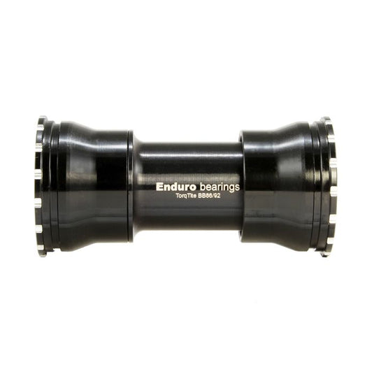 Enduro bearings torqtite bottom bracket - bb86 92 to 24mm - a c ss - black