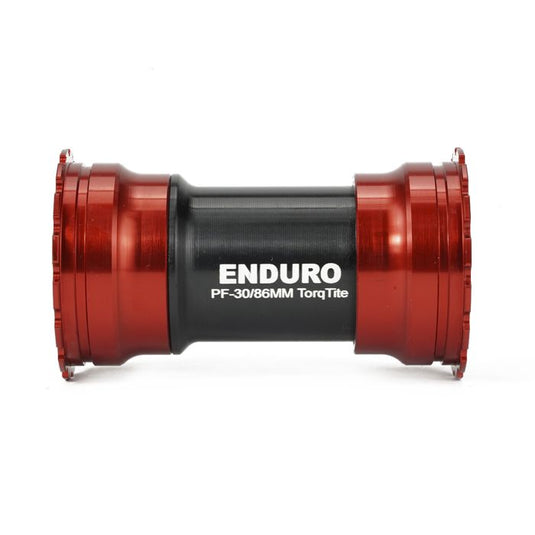 Enduro bearings torqtite bottom bracket - bb386 to 30mm - a c ss - red