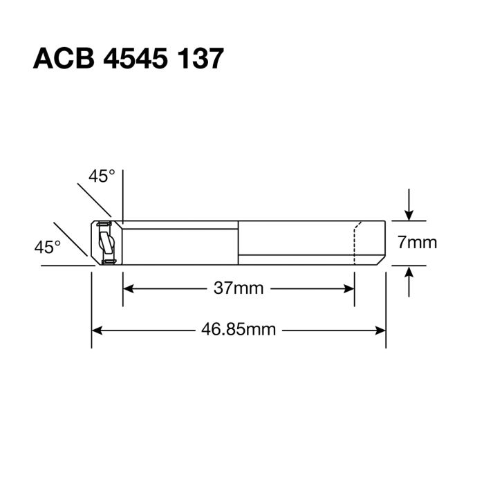 Load image into Gallery viewer, Enduro bearings acb 4545 137 ss - 440c stainless (angular contact) - 37x46,85x7 (45x45°)
