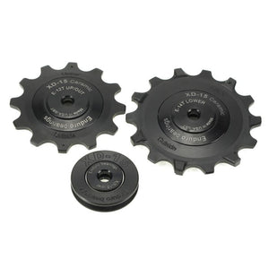 Enduro bearings derailleur pulleys - xd-15 - sram eagle - 12 speed - black