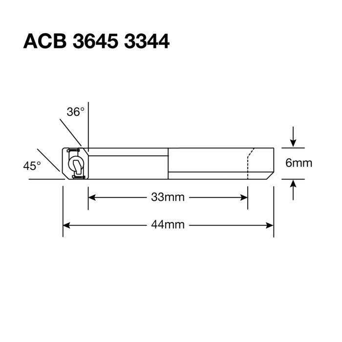 Load image into Gallery viewer, Enduro bearings acb 3645 3344 ss - 440c stainless (angular contact) - 33x44x6 (36x45°)
