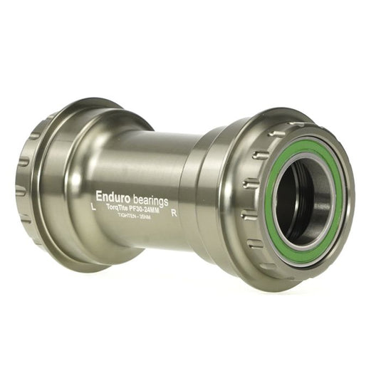 Enduro bearings torqtite bottom bracket - pf30 to 24mm - ss - graphite